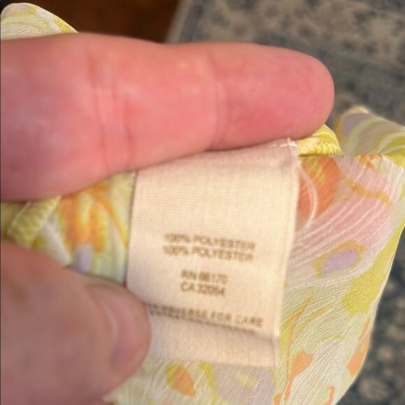 Free People Intimately Floral Sheer Boho Modern Babydoll Tunic - Picture 8 of 10